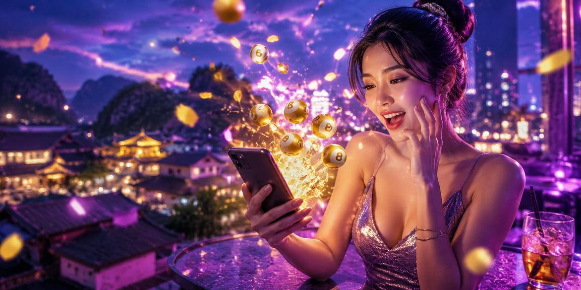 Màn hình neon rực rỡ tại Ninh Bình hiển thị kết quả xổ số và thông tin giải thưởng